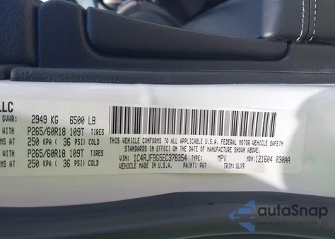 2014 Jeep Grand Cherokee Limited z USA, uszkodzony, nr VIN 1C4RJFBG5EC378354